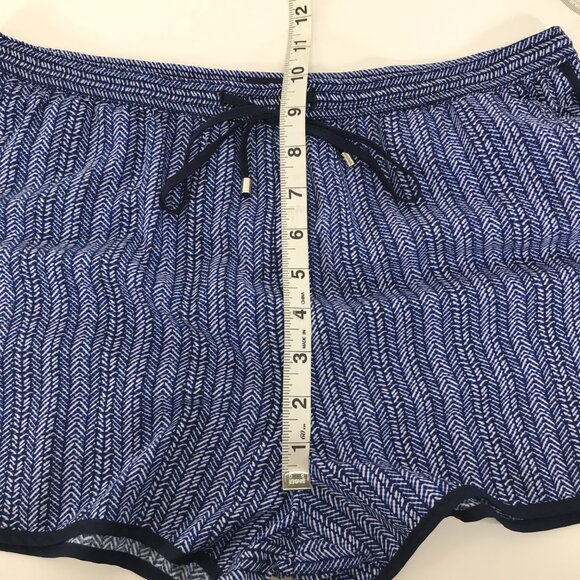 GAP Sunkissed Printed Shorts Women's Small Tie-Front Blue Print Viscose Summer - Picture 6 of 10